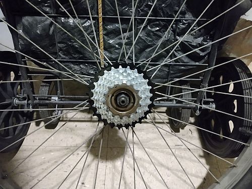 My new freewheel, part of the bike's engine overhaul...