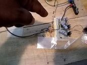 Image: The doohickey did get warm at the pre-circuit voltage divider, but that's it...