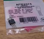 Image: The NTE version of an IRF640 Mosfet, in case the 2N3055 power transistor fries...