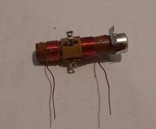 Image: An old school 10-15 mH inductor, but I'll check to be sure...