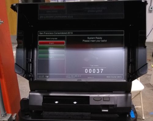 Image: The new ballot counting machines SF is testing out...