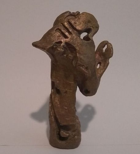 Image: An abstract bronze figurine I made a few years ago, because I couldn't pick a single political prisoner for a cover pic...