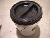 The finished DIY 5 gallon Critter Canister...
