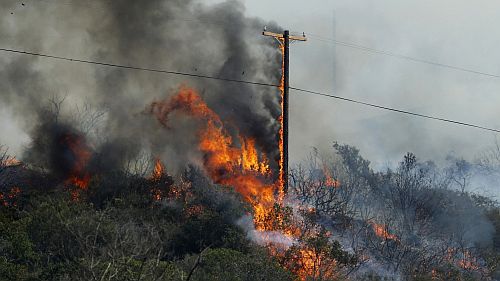 Image - The Cocos Fire burns in San Marcos, California, in 2014. Mike Blake / Reuters