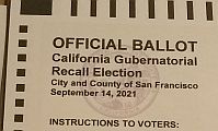 My ballot to prevent 15 months of calculated chaos in California and a flipped Senate...