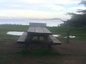 An example of one of the Angel Island hike-in campsites...