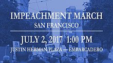 07/2-Impeachment March SF @ Justin Herman Plaza