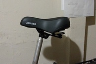 I installed the new saddle, and while adjusting it Murphy's Law struck...