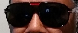 These fashionable polarized aviators came from the local dollar store...