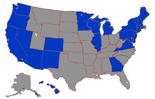 2020 election map in civil war colors. Attribution - Robert S. McElvaine...