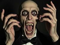 AI generated image - Stephen Miller as a dollar store Dracula...