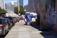 You'll find individual and group homeless tents all over the city, squatting for a few weeks until the person inside wears out their welcome or gets raided by the cops, or burns themself out of the spot...