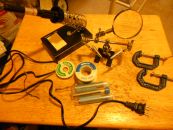 Image: My basic solder station...