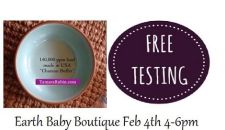 02/04-Free Lead Testing Event @ Earth Baby Boutique, Sherman Oaks...