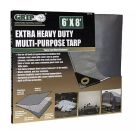 The type of ground tarp I'm looking for - GRIP 6' x 8' Extra Heavy Duty Tarp. $10, Dick's Sporting Goods...