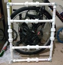 The finished solar frame is now ready for the next project - designing and installing the base rack mount...