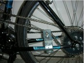 The type of chain tensioner that can kill you if it malfunctions and jams the wheel spokes at speed...