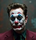 Image: AI generated Musk as The Joker...